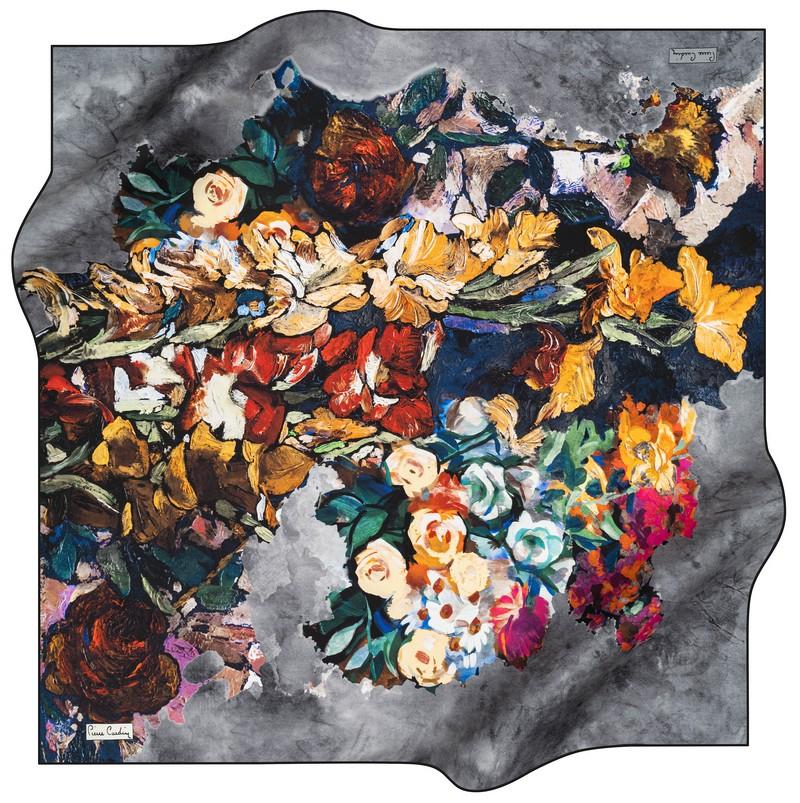 Pierre Cardin Serapina Floral Scarf No. 12 - Beautiful Hijab Styles