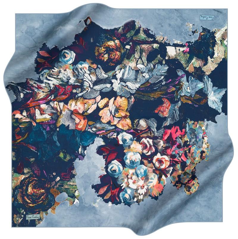 Pierre Cardin Serapina Floral Scarf No. 22 - Beautiful Hijab Styles