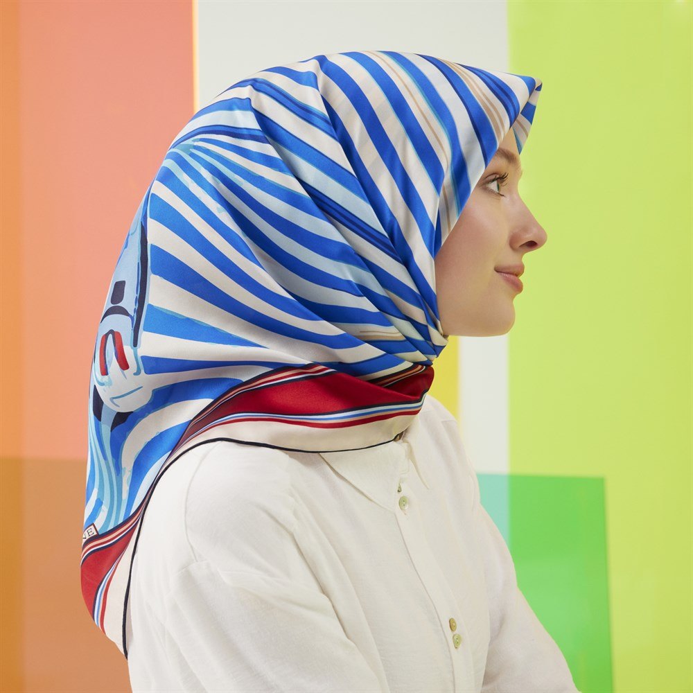Armine Summer Breeze Silk Scarf No 1 - Beautiful Hijab Styles