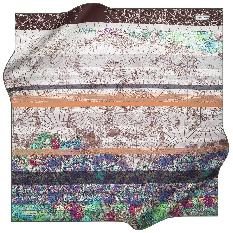 Pierre Cardin Adventure Silk Scarf No. 53 - Beautiful Hijab Styles