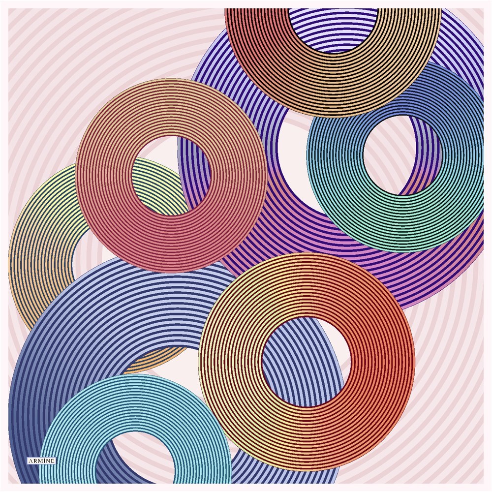 Armine Opal Women Silk Scarf No 32 - Beautiful Hijab Styles