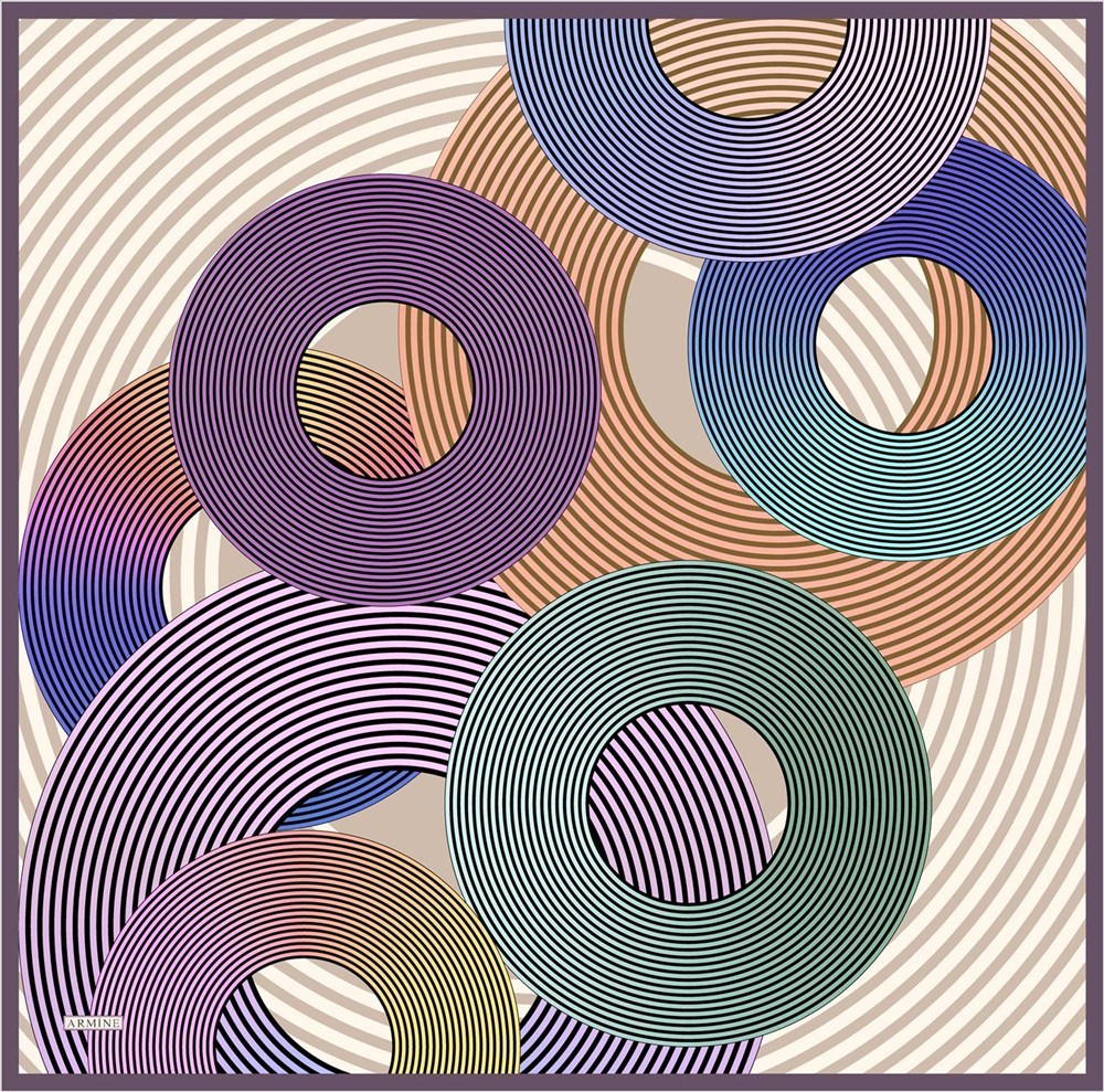 Armine Opal Women Silk Scarf No 37 - Beautiful Hijab Styles