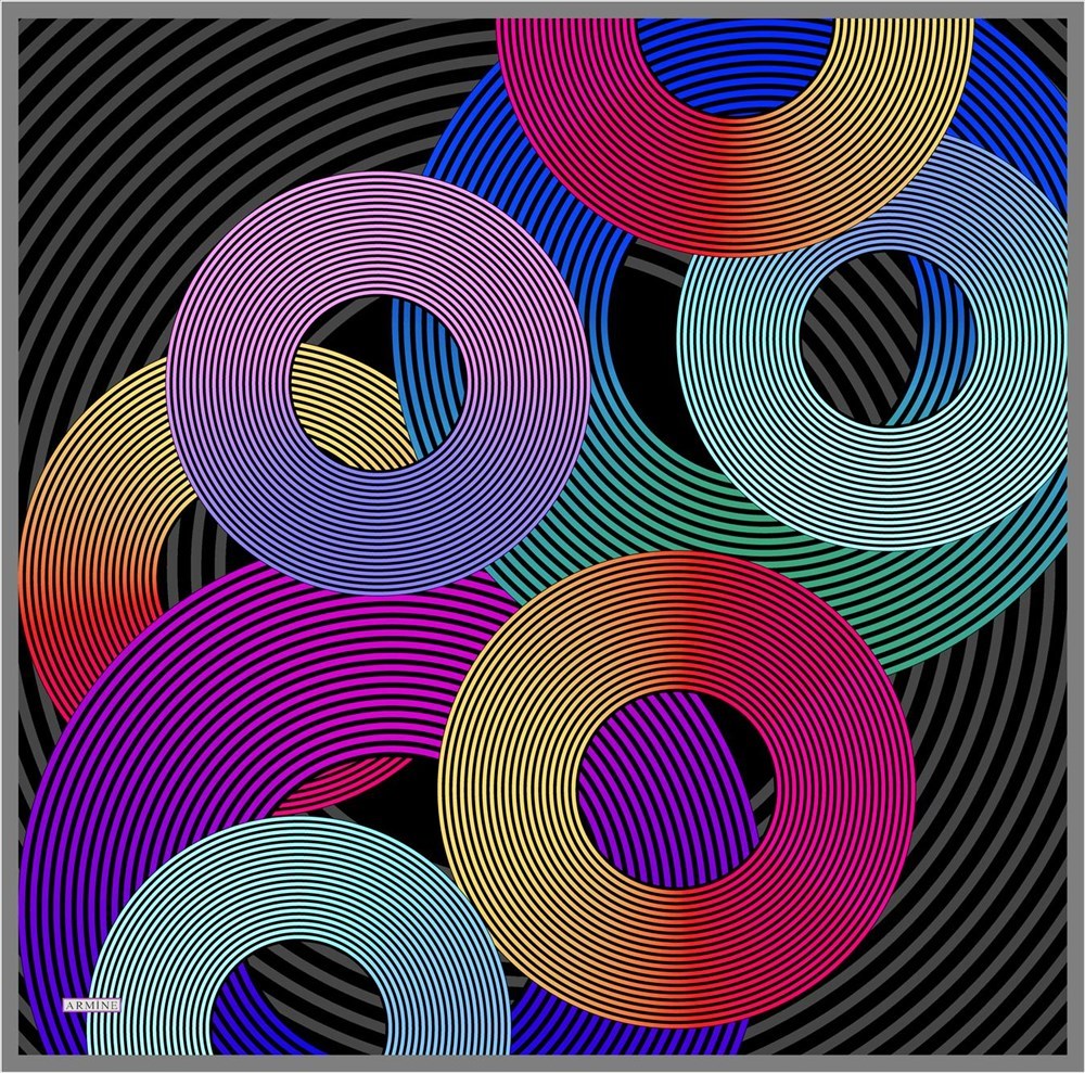 Armine Opal Women Silk Scarf No 5 - Beautiful Hijab Styles