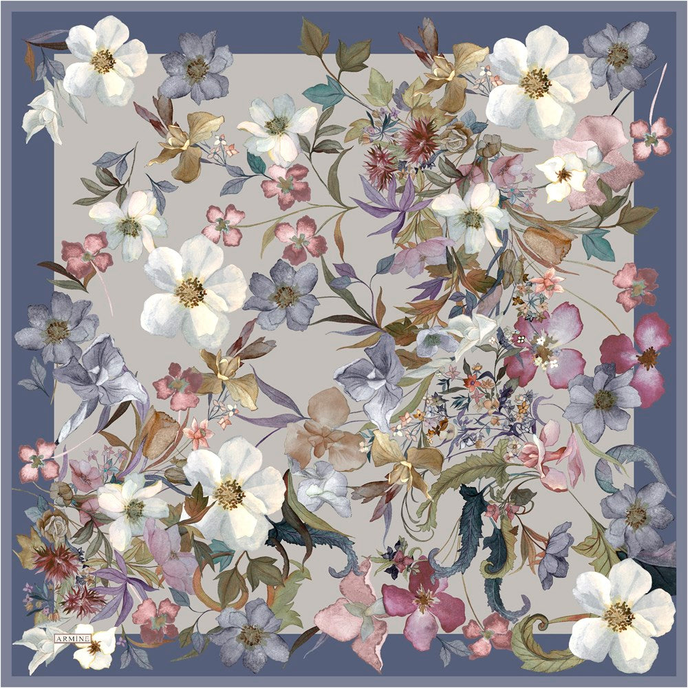 Armine Garden of Eden Women Silk Scarf No. 15 - Beautiful Hijab Styles