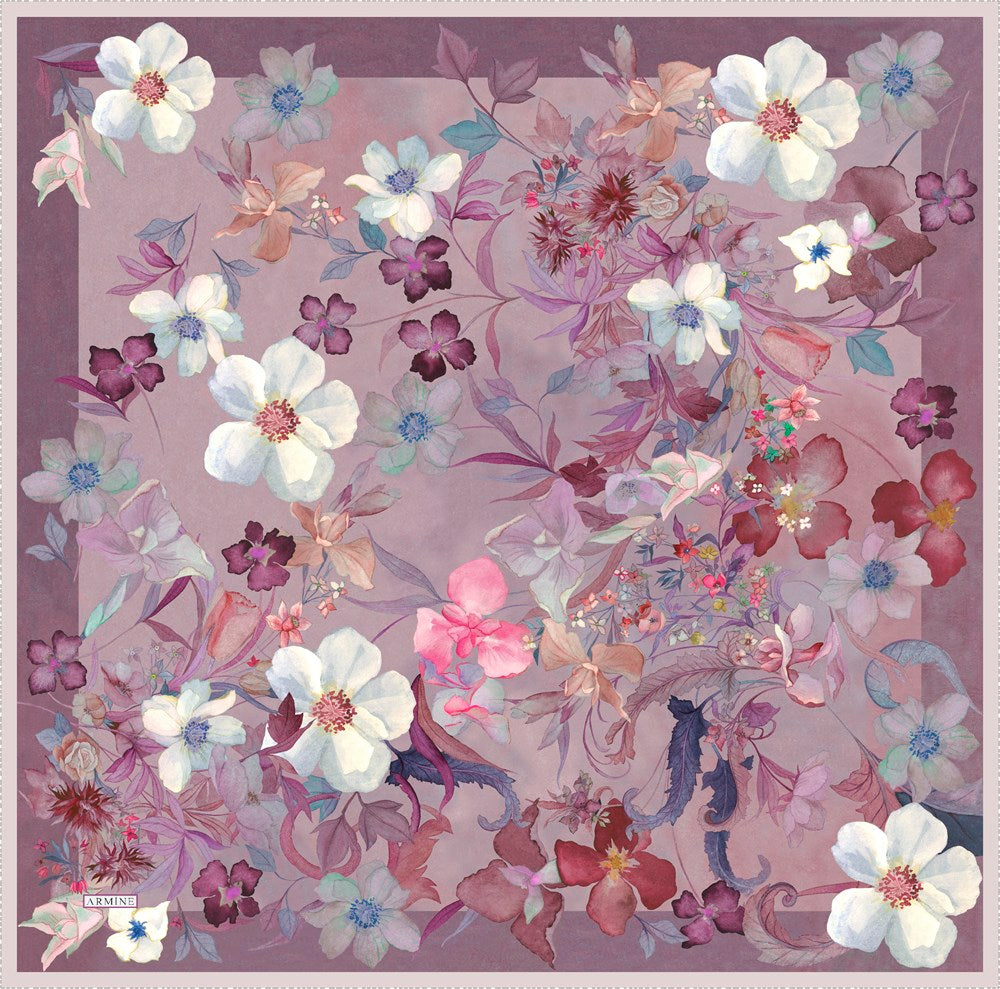 Armine Garden of Eden Women Silk Scarf No. 54 - Beautiful Hijab Styles