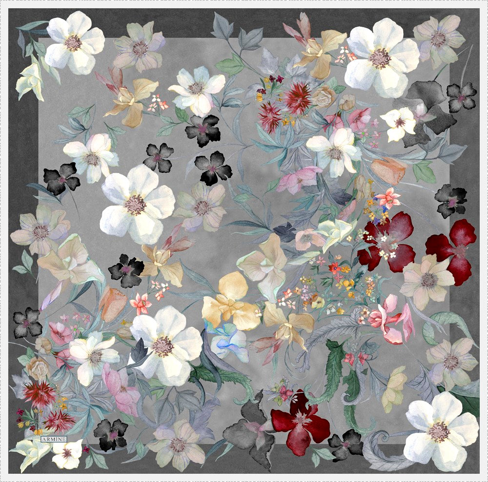 Armine Garden of Eden Women Silk Scarf No. 56 - Beautiful Hijab Styles