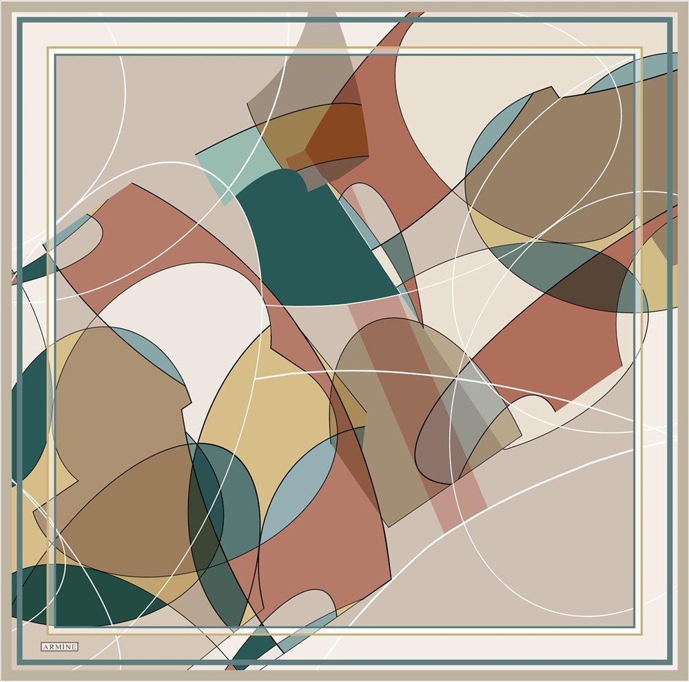 Armine Illusion Women Silk Wrap No.  5 - Beautiful Hijab Styles