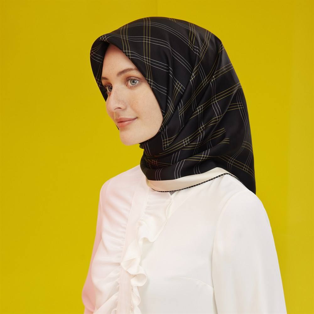 Armine Zuri Office Women Silk Scarf - Beautiful Hijab Styles