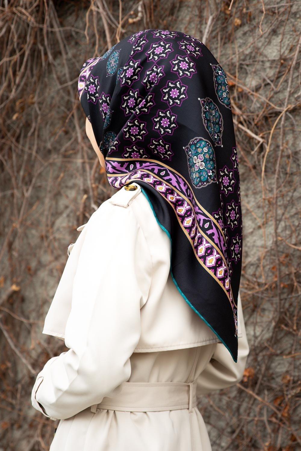 Vissona Moorish Silk Twill Scarf No. 6 - Beautiful Hijab Styles