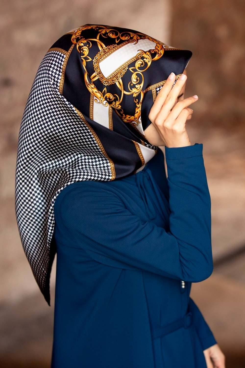 Vissona Ella Turkish Silk Scarf No. 1 - Beautiful Hijab Styles