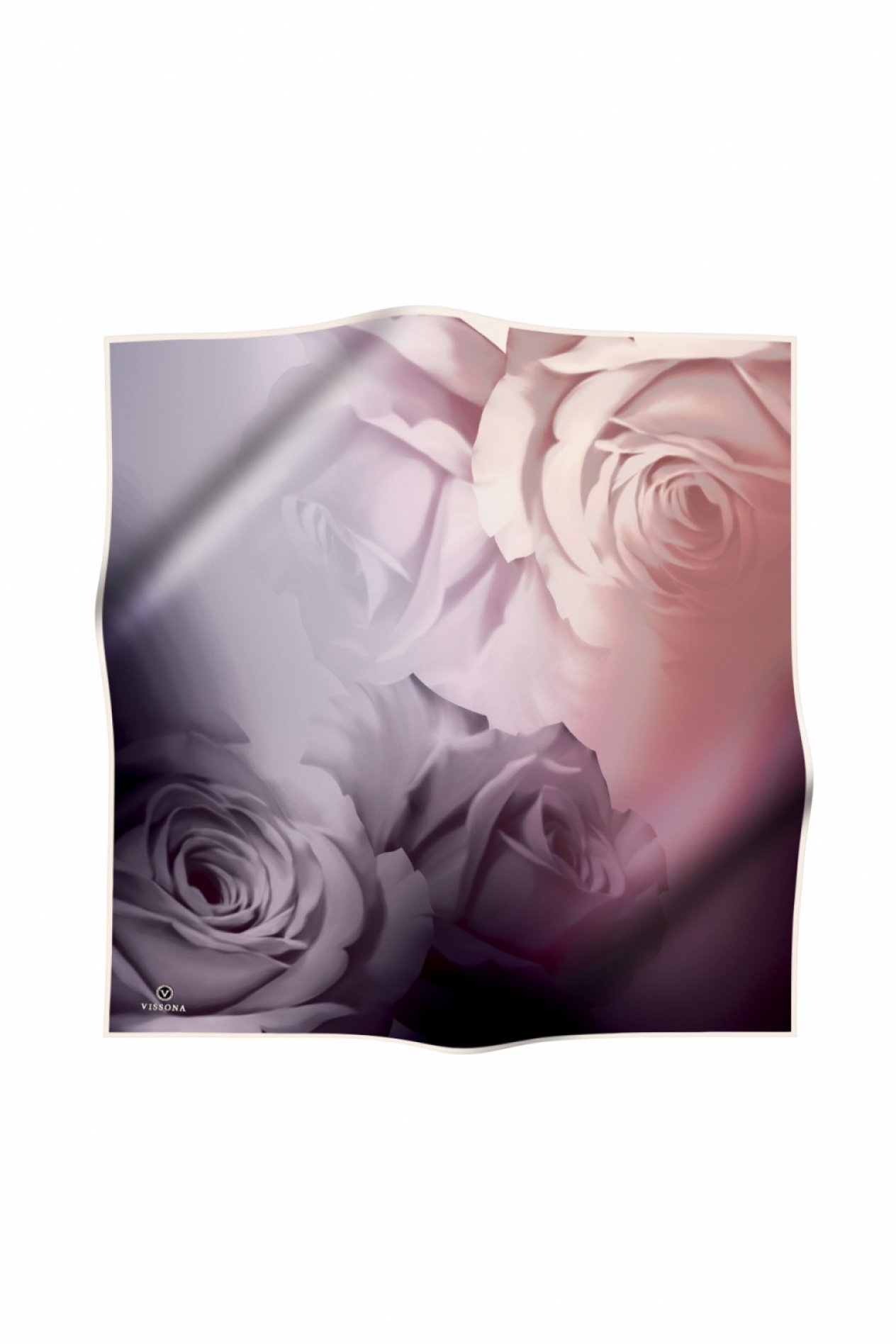 Vissona Rosa Floral Silk Scarf No. 3 - Beautiful Hijab Styles