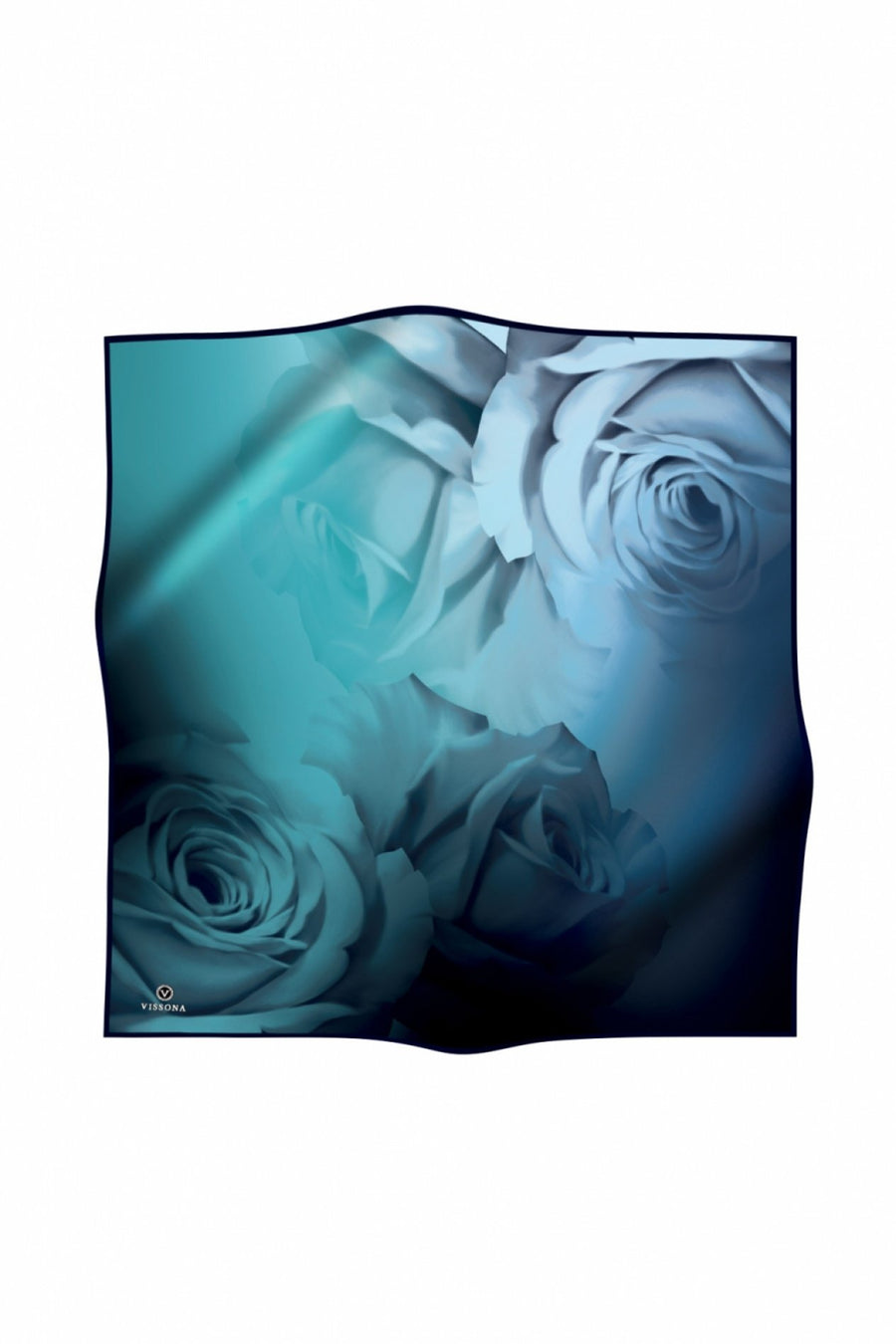 Vissona Rosa Floral Silk Scarf No. 1 - Beautiful Hijab Styles