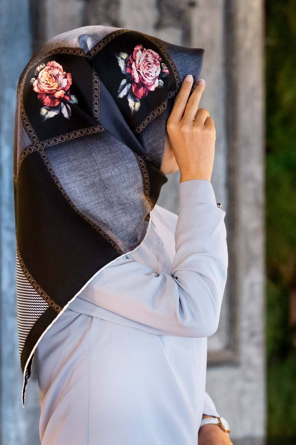 Vissona November Silk Twill Scarf No. 5 - Beautiful Hijab Styles