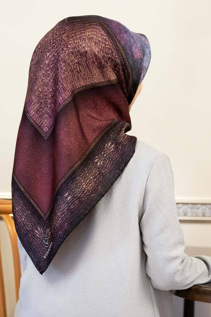 Vissona Lani Turkish Silk Scarf No. 3 - Beautiful Hijab Styles