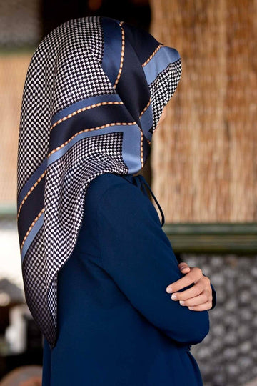 Vissona Carla Turkish Silk Scarf No. 8 - Beautiful Hijab Styles