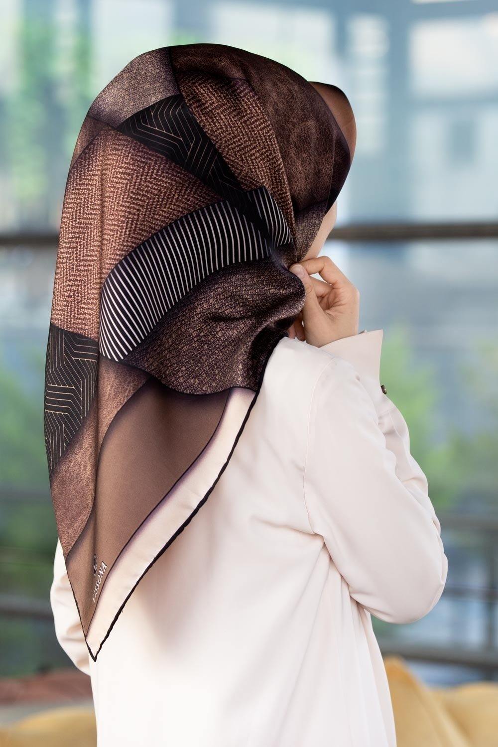 Vissona Milan Silk Scarf for Women No 1 - Beautiful Hijab Styles
