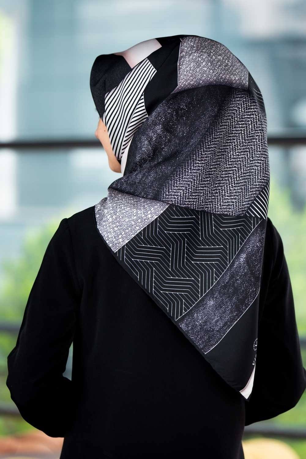 Vissona Milan Silk Scarf for Women No 8 - Beautiful Hijab Styles