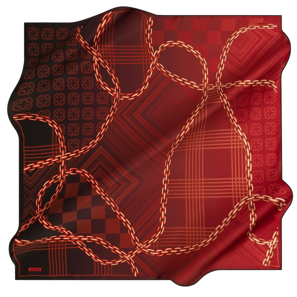 Aker Diana Turkish Silk Scarf No. 12 Silk Hijabs,Aker,Silk Scarves Aker 
