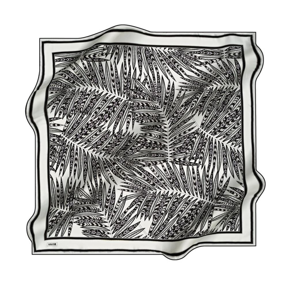 Aker Feather Women Silk Hair Cover #11 Silk Hijabs,Aker,Silk Scarves Aker 