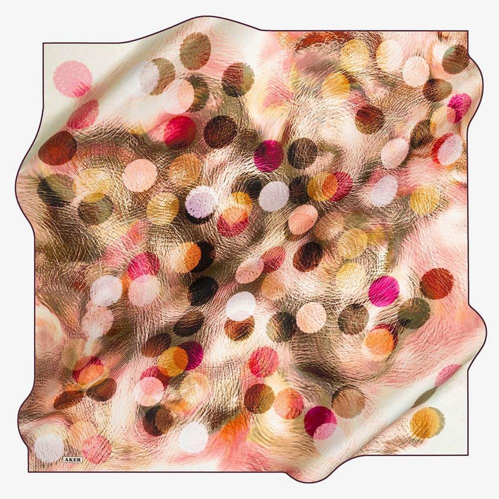 Aker Bubble Pop Women Silk Scarf No. 91 - Beautiful Hijab Styles