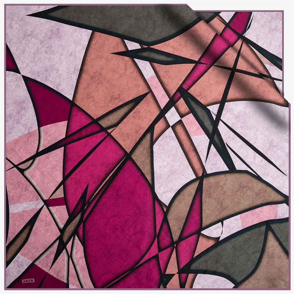 Aker Jenny Turkish Silk Scarf No. 91 Silk Hijabs,Aker,Silk Scarves Aker 