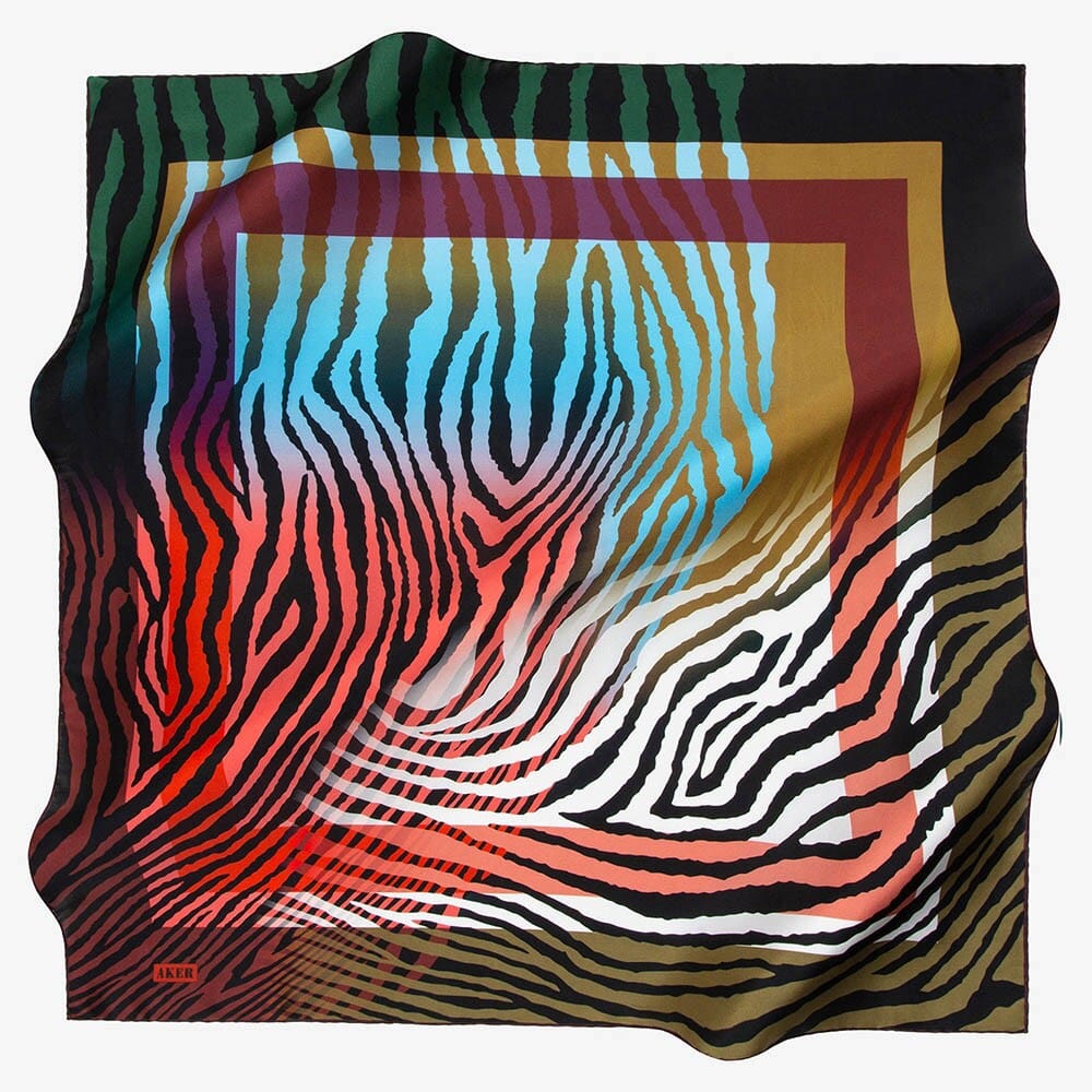 Aker Leonie Women Silk Scarf #41 Aker,Silk Scarves Aker 