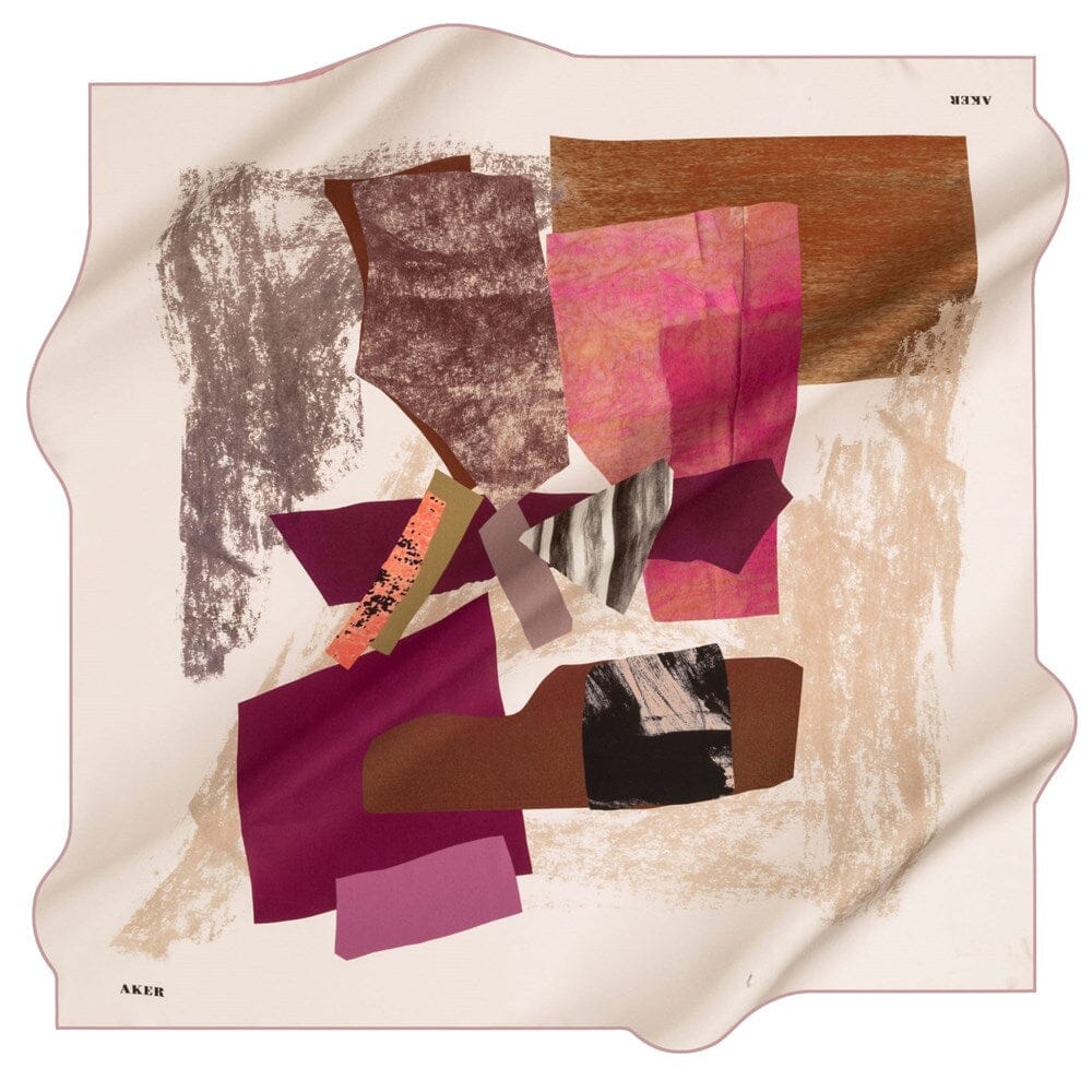 Aker Pink Silk Scarf for Women Silk Hijabs,Aker,Silk Scarves Aker 