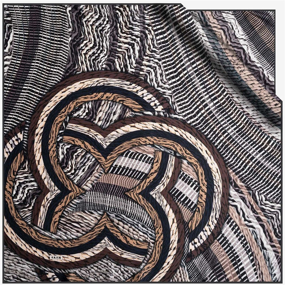 Aker Wanda Turkish Silk Scarf No. 52 Aker,Silk Scarves Aker 