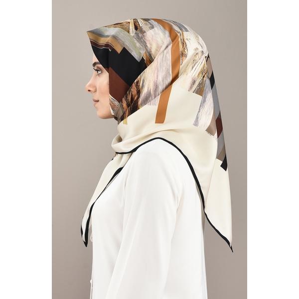 Aker Reflection Turkish Silk Scarf No. 13 - Beautiful Hijab Styles