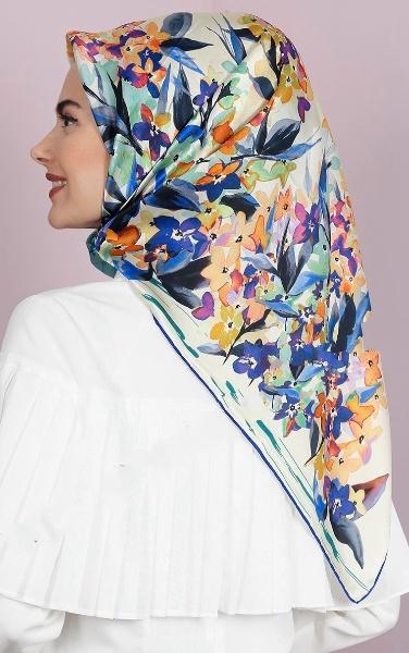 Aker Destiny Turkish Silk Scarf No. 21 - Beautiful Hijab Styles