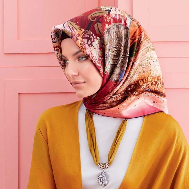 Armine : Ali Premium Silk Scarf from Turkey - Beautiful Hijab Styles