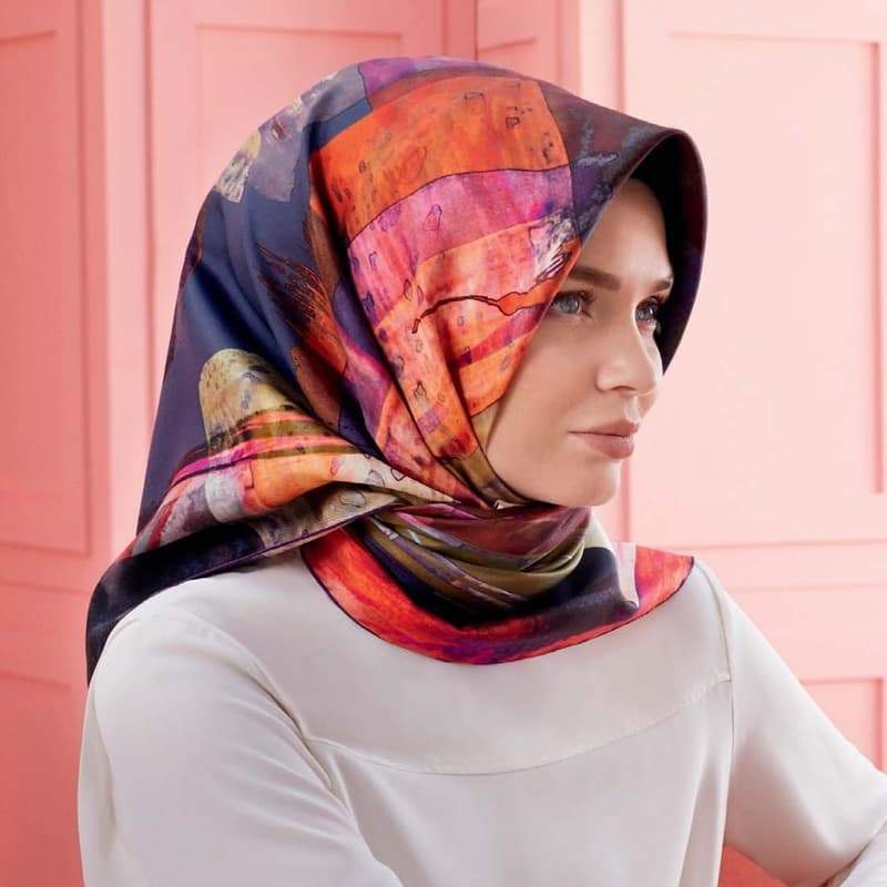 Armine : Alyna Beautiful Square Hijab - Beautiful Hijab Styles