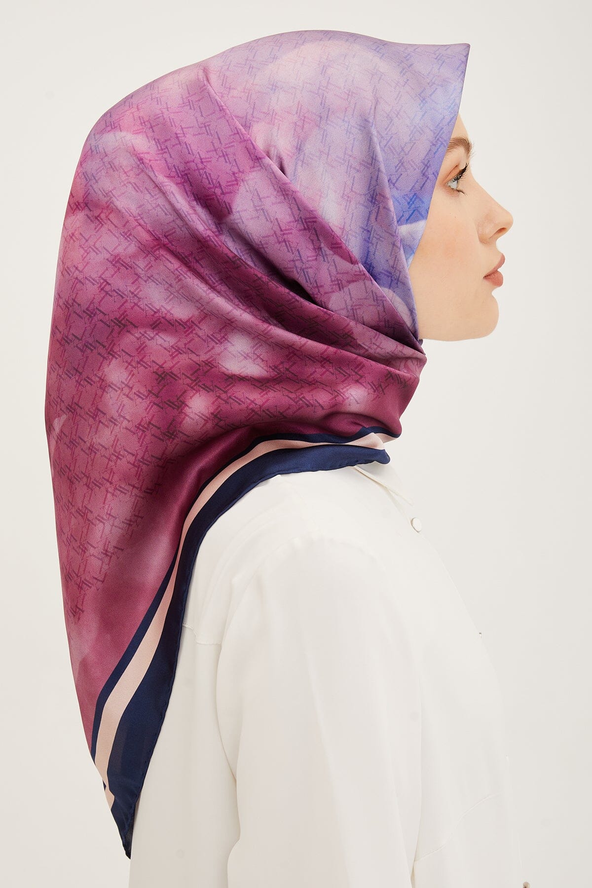Armine Anggun Floral Silk Scarf #36 Silk Hijabs,Armine Armine 