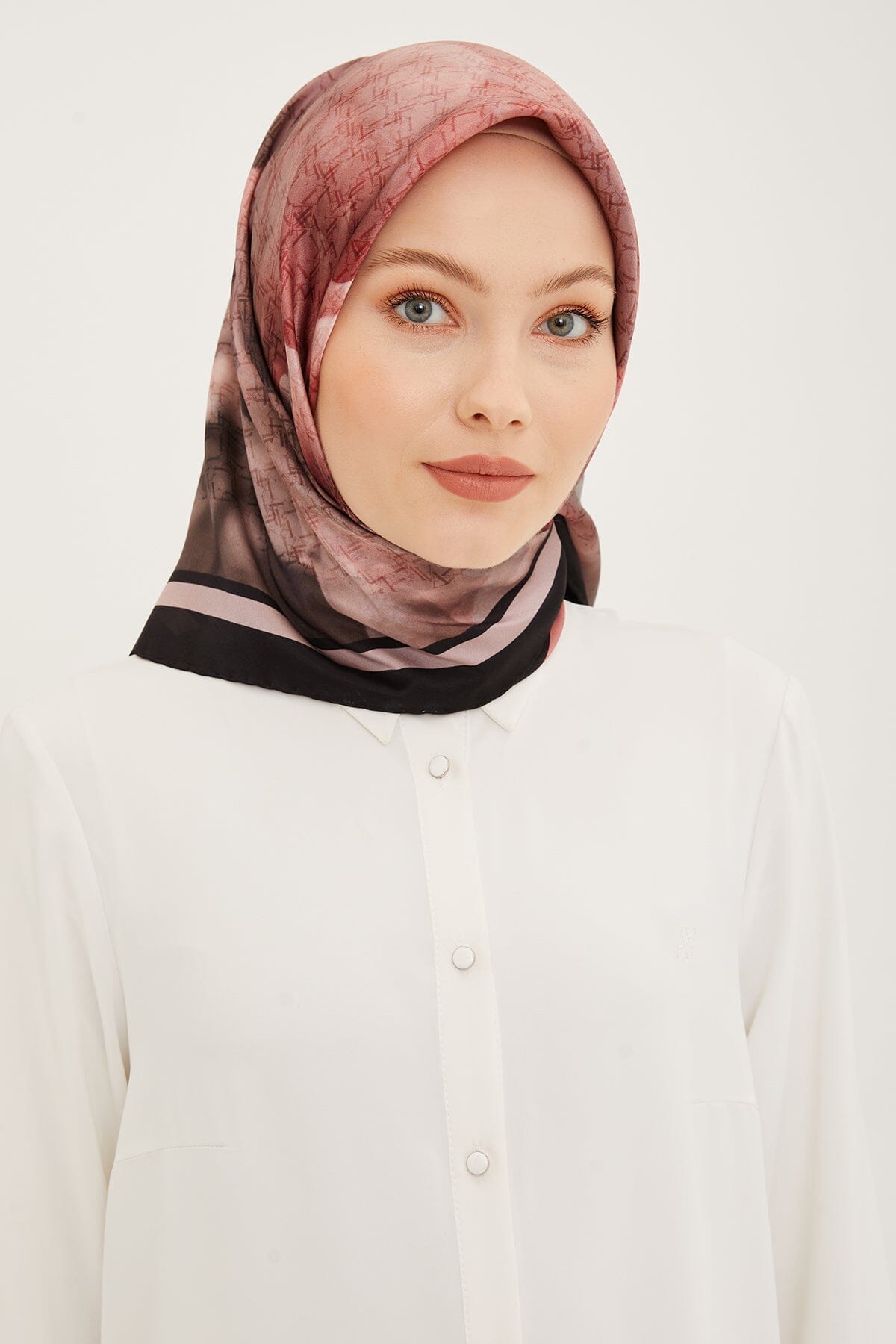 Armine Anggun Floral Silk Scarf #8 Silk Hijabs,Armine Armine 