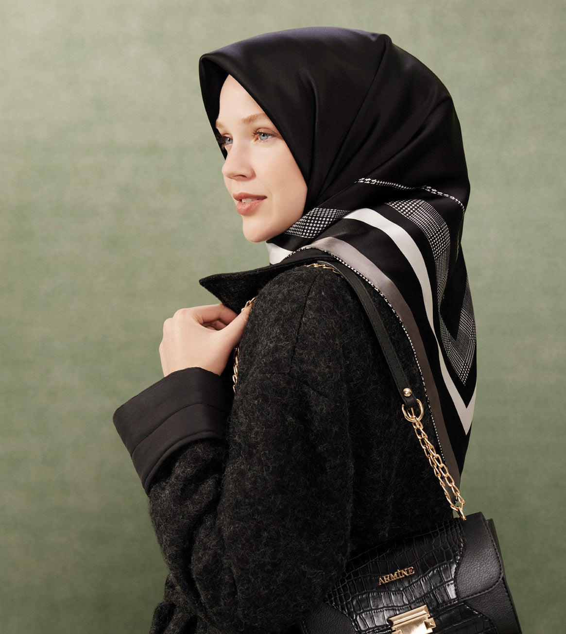 Armine Aubrey Work Silk Scarf No. 5 Silk Hijabs,Armine Armine 