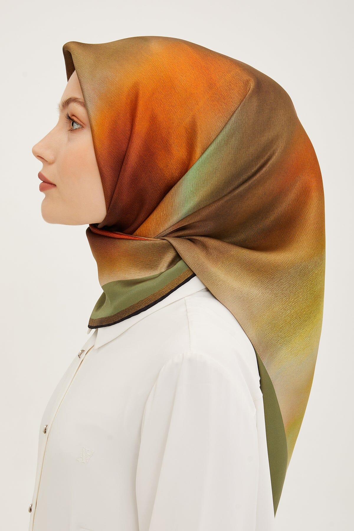 Armine Aurora Square Silk Scarf #37 Silk Hijabs,Armine Armine 