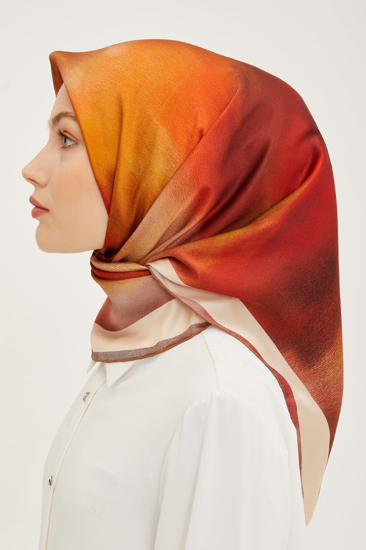 Armine Aurora Square Silk Scarf #5 Silk Hijabs,Armine Armine 