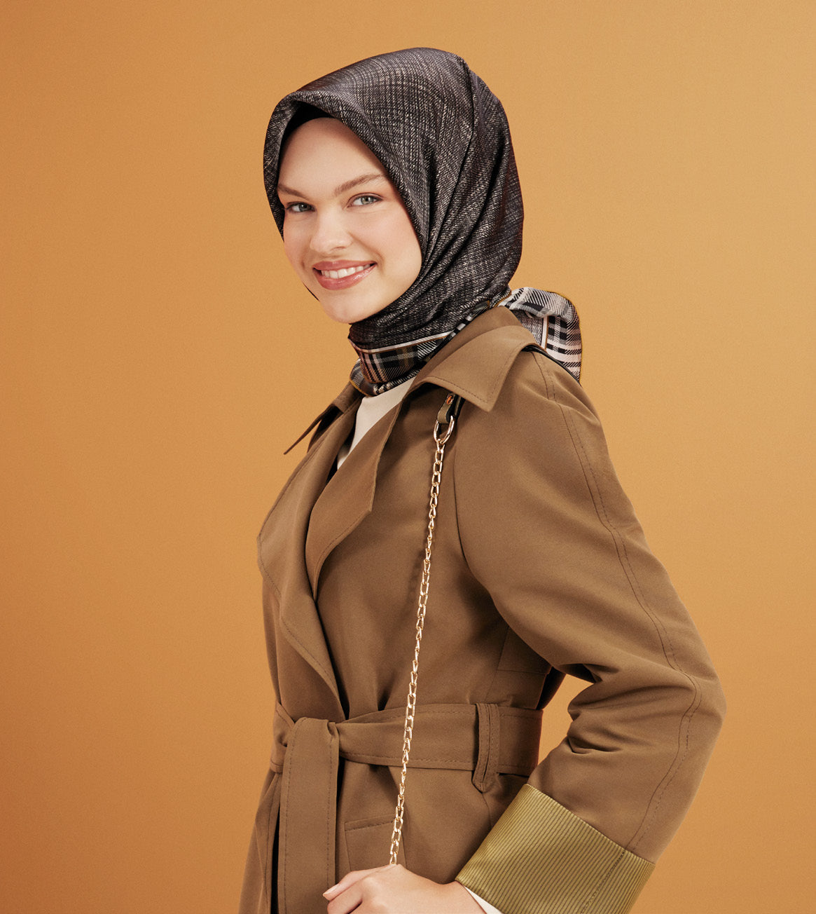 Armine Autumn Silk Twill Scarf No. 33 Silk Hijabs,Armine Armine 