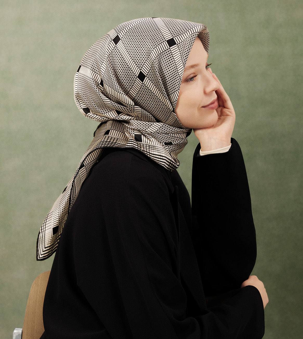 Armine Avina Work Silk Scarf No. 9 Silk Hijabs,Armine Armine 