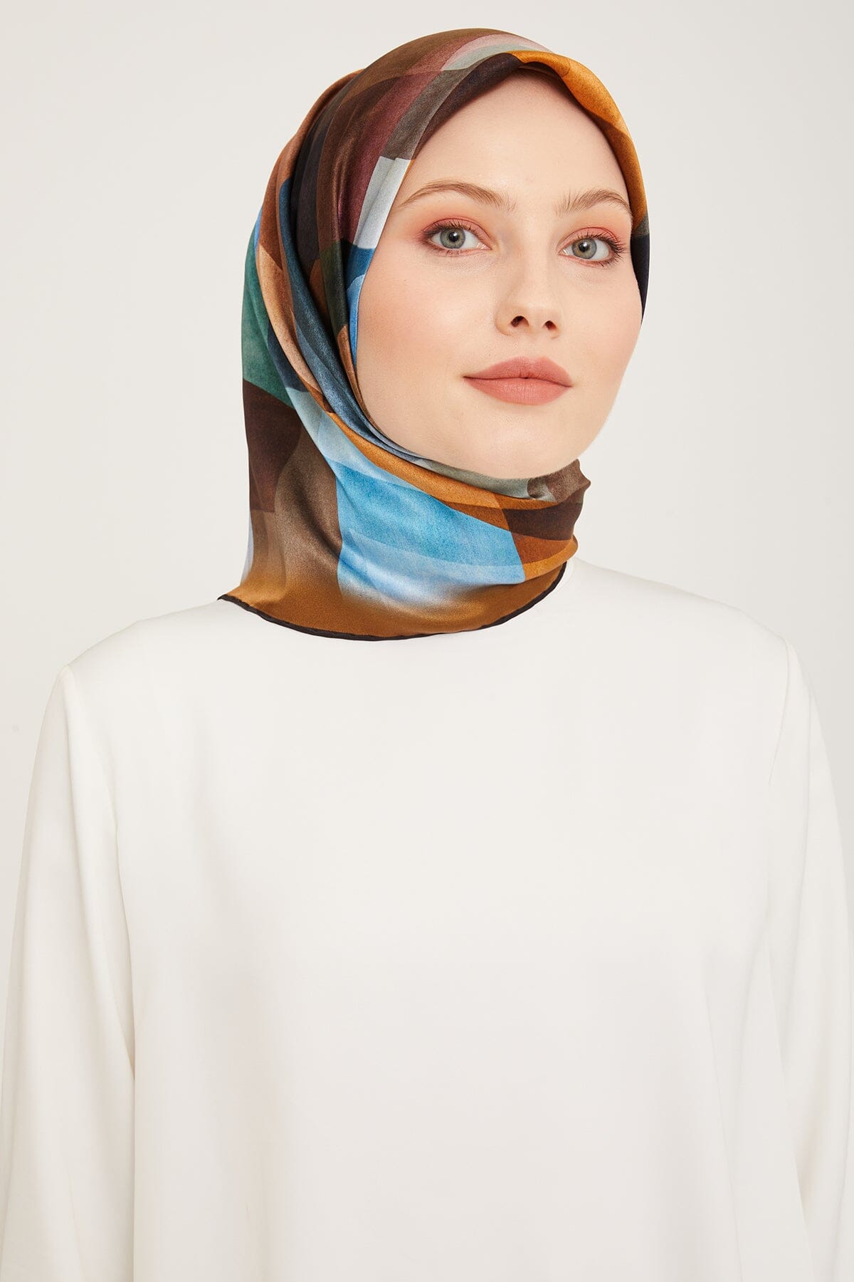 Armine Ayana Classy Silk Scarf #53 Silk Hijabs,Armine Armine 