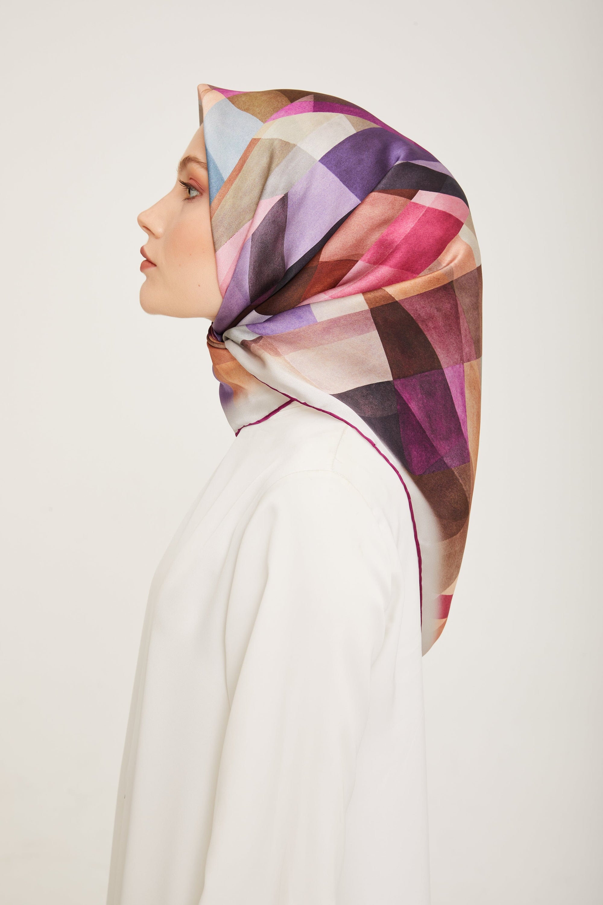 Armine Ayana Classy Silk Scarf #56 Silk Hijabs,Armine Armine 
