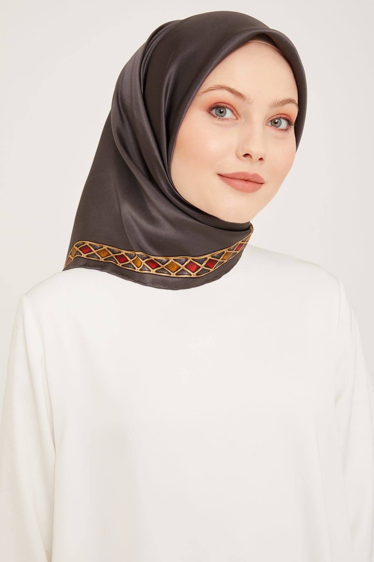 Armine Belle Classy Silk Scarf #35 Silk Hijabs,Armine Armine 