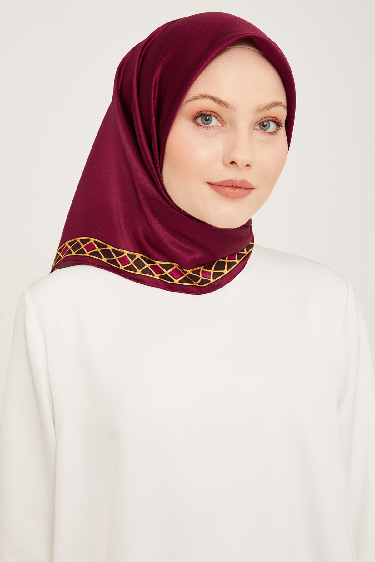 Armine Belle Classy Silk Scarf #54 Silk Hijabs,Armine Armine 
