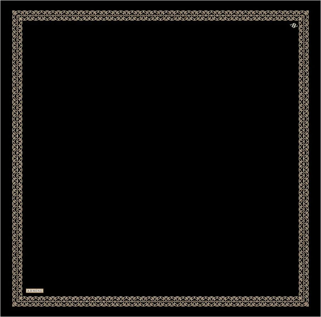 Armine Black Beauty Silk Scarf No. 9 Silk Hijabs,Armine Armine 