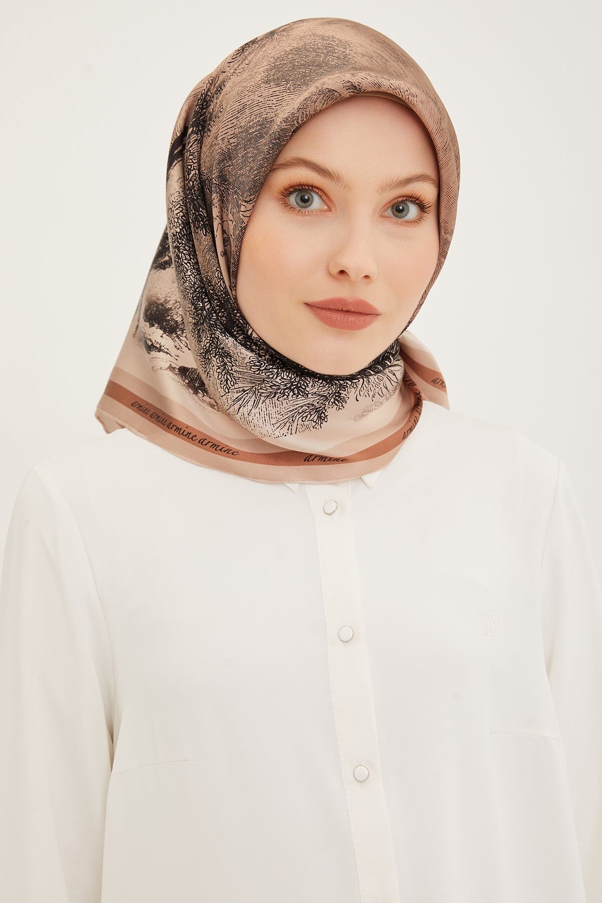 Armine Cesme Turkiye Silk Scarf #1 Silk Hijabs,Armine Armine 