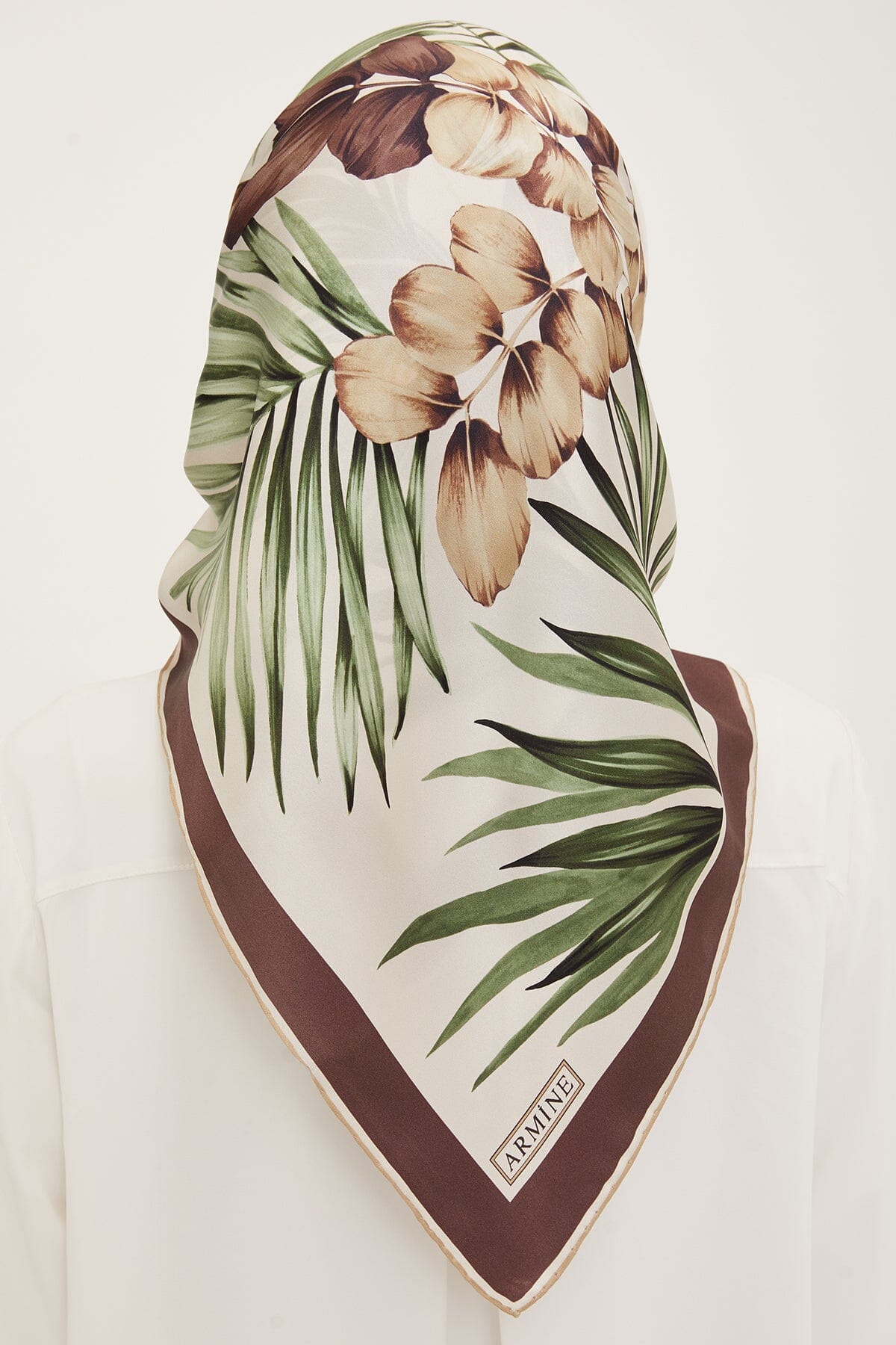 Armine Claris Floral Silk Scarf #1 Silk Hijabs,Armine Armine 