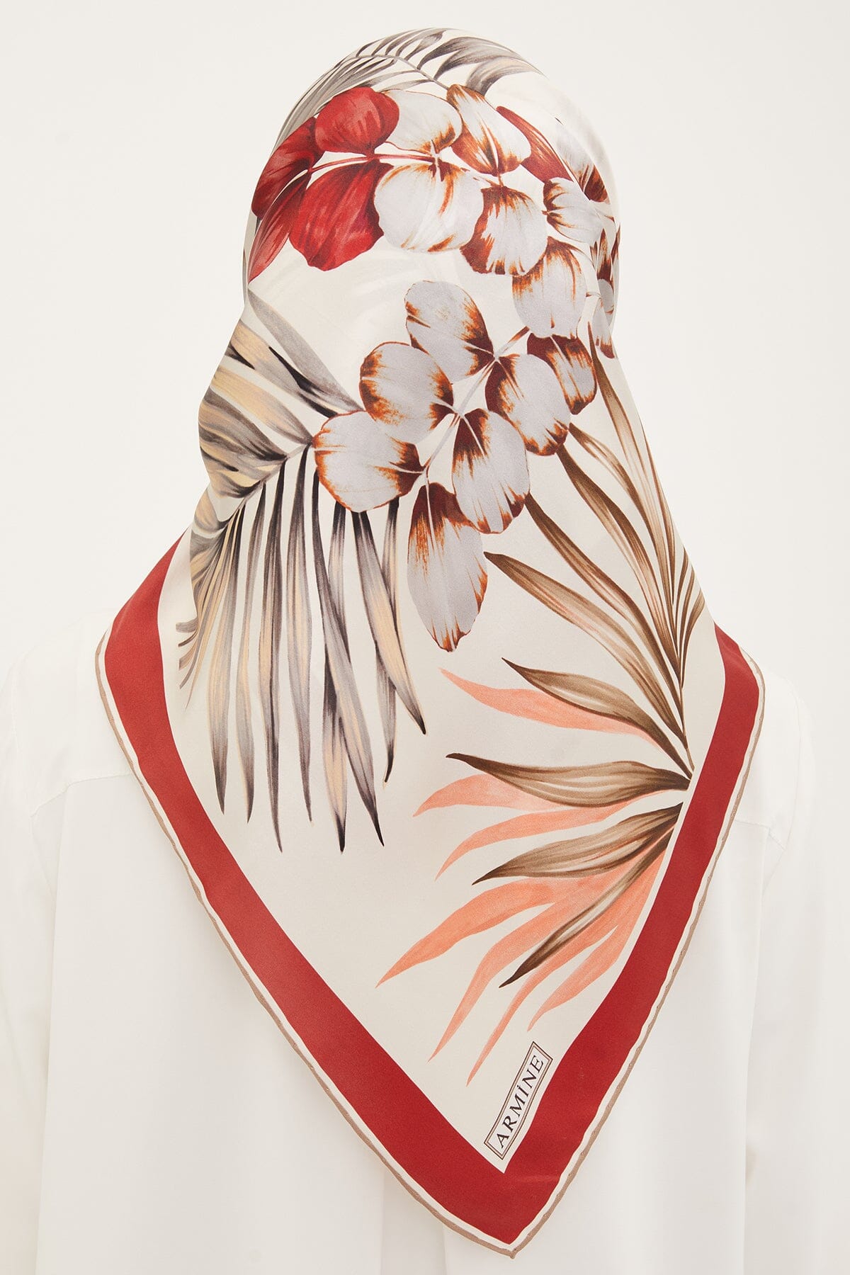 Armine Claris Floral Silk Scarf #6 Silk Hijabs,Armine Armine 