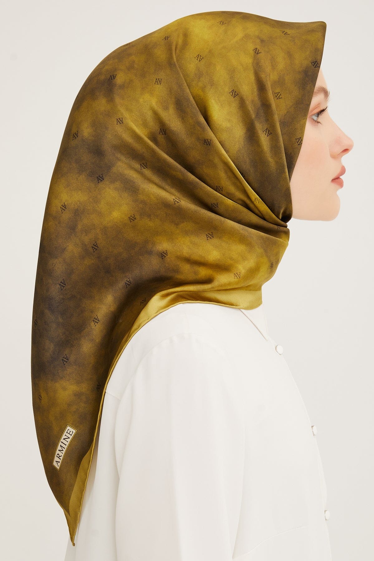 Armine Claudia Silk Twill Scarf #35 Silk Hijabs,Armine Armine 