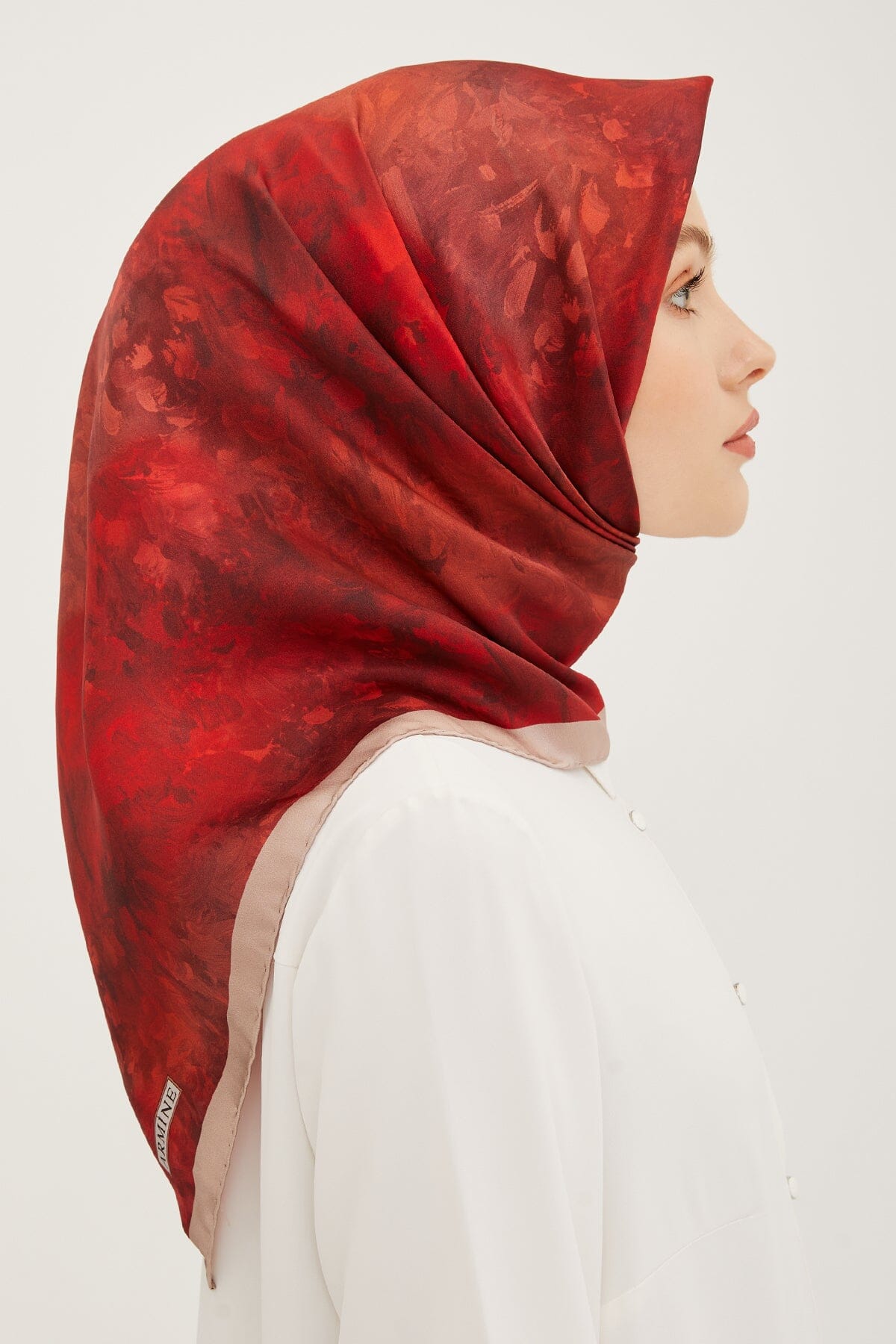 Armine Coffetti Silk Twill Scarf #10 Silk Hijabs,Armine Armine 