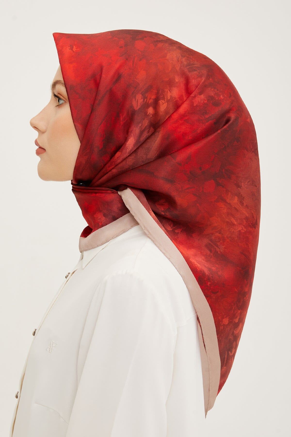 Armine Coffetti Silk Twill Scarf #10 Silk Hijabs,Armine Armine 